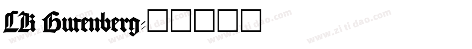 CK Gutenberg字体转换